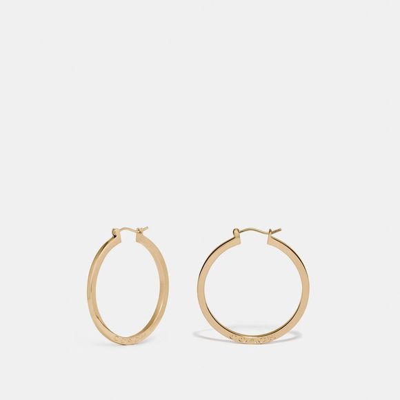 COACH Jewelry - NWT Coach Outlet Hoop Earrings